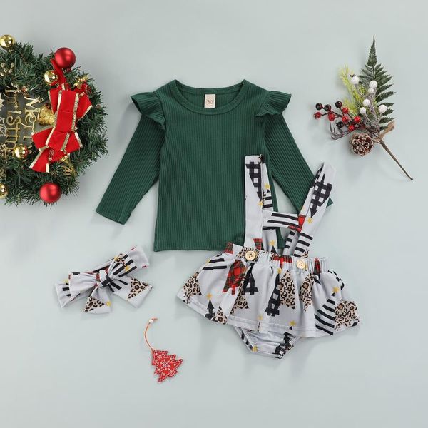 clothing sets autumn 3pcs baby girls christmas outfits borns long sleeve rib knit cartoon suspender skirt headband set, White
clothing sets autumn 3pcs baby girls christmas outfits borns long sleeve rib knit cartoon suspender skirt headband set, White