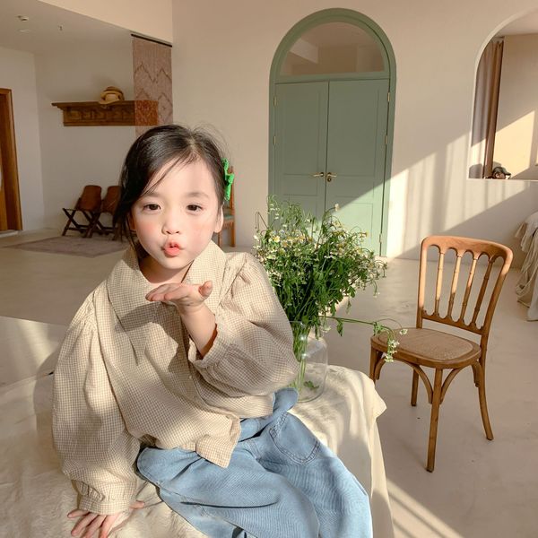 childrens shirt 2021 spring new girls diagonal lapel plaid long sleeve shirt baby shirt baby girl clothes girls blouse, White;black
childrens shirt 2021 spring new girls diagonal lapel plaid long sleeve shirt baby shirt baby girl clothes girls blouse, White;black