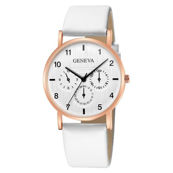 wristwatches women watch casual geneva quartz clock leather strap wrist bracelet para mujer zegarki damskie smart, Slivery;brown
wristwatches women watch casual geneva quartz clock leather strap wrist bracelet para mujer zegarki damskie smart, Slivery;brown