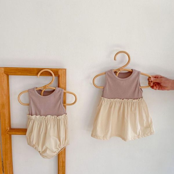 rompers bodysut 2021 summer stitching princess skirt girl baby vest romper jumpsuit infant one piece outfits toddler overalls, Blue
rompers bodysut 2021 summer stitching princess skirt girl baby vest romper jumpsuit infant one piece outfits toddler overalls, Blue