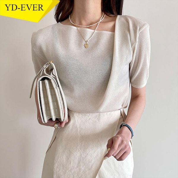 o nekc pullover short sleeve women sweater blouse work style office lady draped design blusas summer simple shirt femme, White;black
o nekc pullover short sleeve women sweater blouse work style office lady draped design blusas summer simple shirt femme, White;black