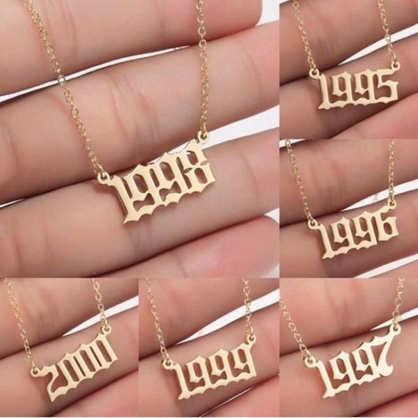cxwind birth year necklace initial number pendant wedding anniversary charm friendship for women girls chains, Silver
cxwind birth year necklace initial number pendant wedding anniversary charm friendship for women girls chains, Silver