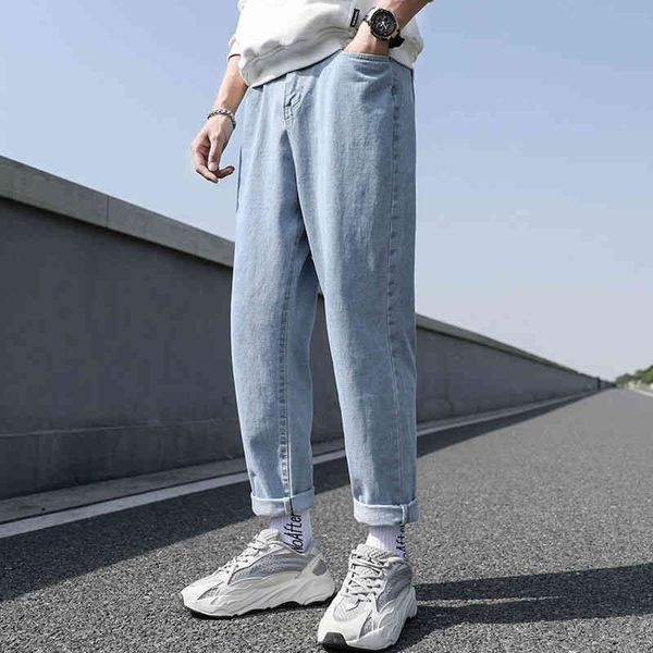 men's jeans loose men male trousers simple design cozy all-match students daily casual straight denim pants moe0, Blue
men's jeans loose men male trousers simple design cozy all-match students daily casual straight denim pants moe0, Blue