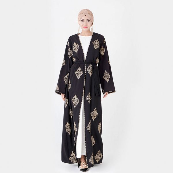 muslim kimono abaya dress women embroidery lace-up caftan outwear long robe outwear dubai arab kaftan jubah islamic clothing, Red
muslim kimono abaya dress women embroidery lace-up caftan outwear long robe outwear dubai arab kaftan jubah islamic clothing, Red
