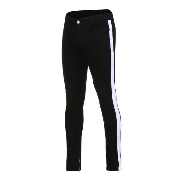 skinny jeans men hip hop stripe elastic slim fit denim pants male stretchy pencil bottoms street knee ripped holes, Blue
skinny jeans men hip hop stripe elastic slim fit denim pants male stretchy pencil bottoms street knee ripped holes, Blue