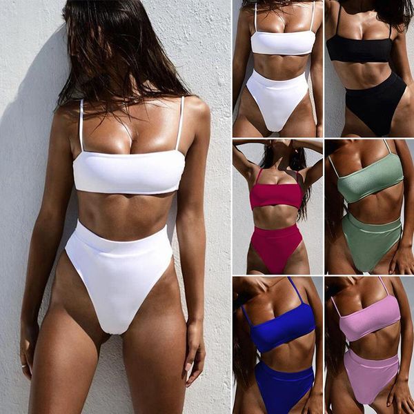 solid high waist split bikini suit push up swimsuit for women suspender two piece girdle one-piece suits
solid high waist split bikini suit push up swimsuit for women suspender two piece girdle one-piece suits
