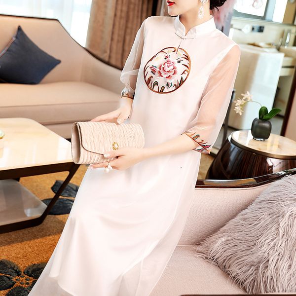 capris brand chinsese style women luxurious embroidery 3/4 sleeve mid-calf length white yellow plus size xxl, Black;gray
capris brand chinsese style women luxurious embroidery 3/4 sleeve mid-calf length white yellow plus size xxl, Black;gray