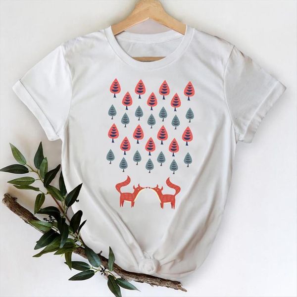 fox cartoon cute printing 90s women t shirts spring summer lady print graphic female tee shirt, White
fox cartoon cute printing 90s women t shirts spring summer lady print graphic female tee shirt, White