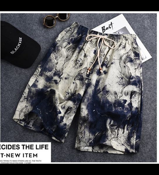 2021 soccer shorts summer style cotton and linen printed big pants beach men's loose dzeko ggg333, Black;red
2021 soccer shorts summer style cotton and linen printed big pants beach men's loose dzeko ggg333, Black;red