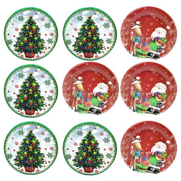 dishes & plates 1 set 20pcs christmas theme party paper disposable plate (assorted color)
dishes & plates 1 set 20pcs christmas theme party paper disposable plate (assorted color)