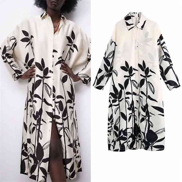 summer women vintage loose dress long sleeve print za turn-down collar female elegant shirts dresses vestidos 210513, Black;gray
summer women vintage loose dress long sleeve print za turn-down collar female elegant shirts dresses vestidos 210513, Black;gray