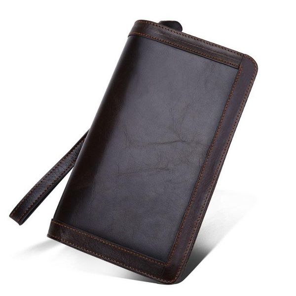 wallets genuine leather men's large long clutch bag double zipper cowhide business card holder cell phone wallet purse, Red;black
wallets genuine leather men's large long clutch bag double zipper cowhide business card holder cell phone wallet purse, Red;black