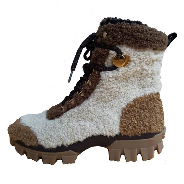 boots autumn mixed color fur women's non-slip snow rivet lace up shoes winter keep warm wool lining size 35-41, Black
boots autumn mixed color fur women's non-slip snow rivet lace up shoes winter keep warm wool lining size 35-41, Black