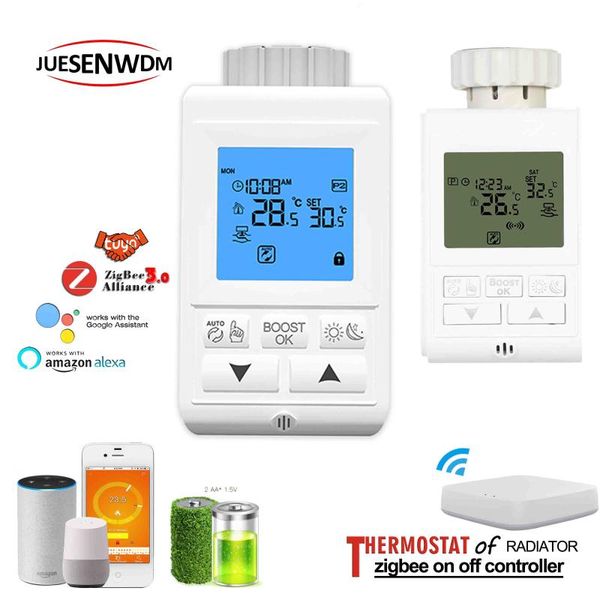 smart home control 4.5v tuya zigbee temperature wifi thermostat valve for low power-consunming module
smart home control 4.5v tuya zigbee temperature wifi thermostat valve for low power-consunming module