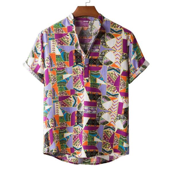men's casual shirts 2021 arrival men hawaiian camicias and women short sleeve nation style print linen beach, White;black
men's casual shirts 2021 arrival men hawaiian camicias and women short sleeve nation style print linen beach, White;black