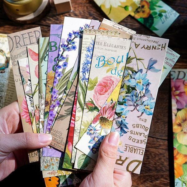 bookmark 30 sheets/pack flowers planet retro paper reading bookmarks creative book page marker stationery supplies
bookmark 30 sheets/pack flowers planet retro paper reading bookmarks creative book page marker stationery supplies