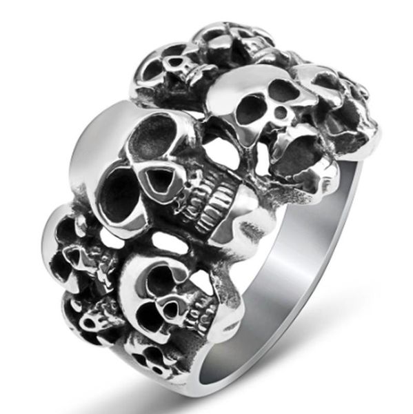 cluster rings men's retro punk gold color metal skull gothic style rock locomotive jewelry, Golden;silver
cluster rings men's retro punk gold color metal skull gothic style rock locomotive jewelry, Golden;silver