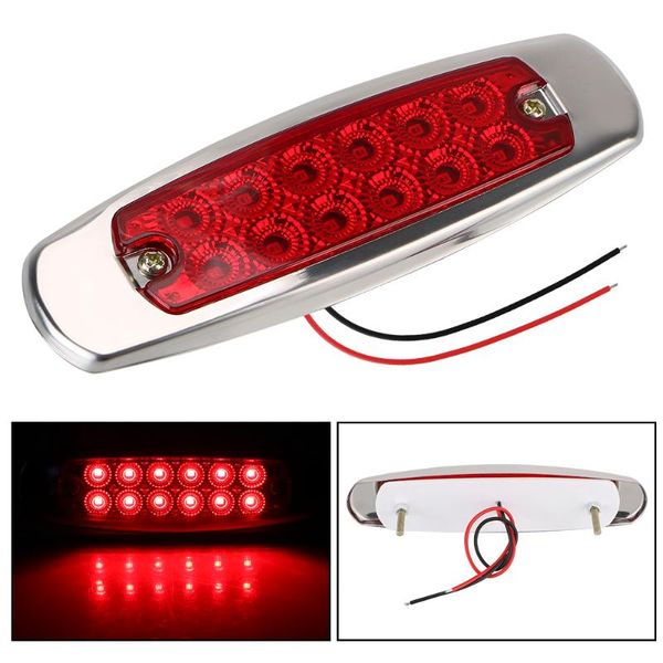 emergency lights rear fish shape marker warning light signal heavy truck side lamp 12 led 12-24v
emergency lights rear fish shape marker warning light signal heavy truck side lamp 12 led 12-24v
