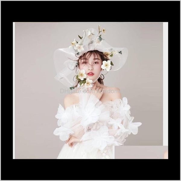 hair jewelry drop delivery 2021 handmade lace hemp yarn translucent gauze korean hat wedding headdress bride aessories vzbit, Slivery;golden
hair jewelry drop delivery 2021 handmade lace hemp yarn translucent gauze korean hat wedding headdress bride aessories vzbit, Slivery;golden