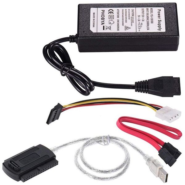 computer cables & connectors sata pata ide drive to usb 2.0 adapter converter cable for hard disk hdd 2.5 inch 3.5 with external eu plug
computer cables & connectors sata pata ide drive to usb 2.0 adapter converter cable for hard disk hdd 2.5 inch 3.5 with external eu plug