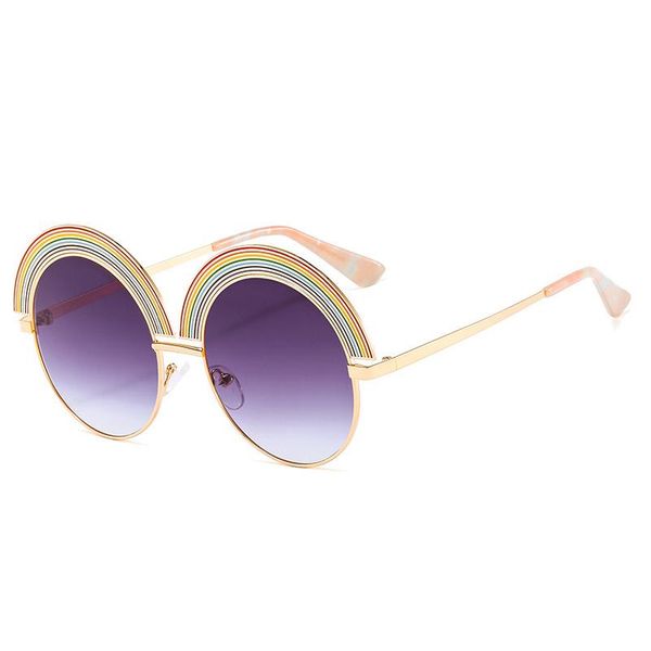 fashion designer alloy round sunglasses for women chic circle gradient sun glasses female goggle shades, White;black
fashion designer alloy round sunglasses for women chic circle gradient sun glasses female goggle shades, White;black