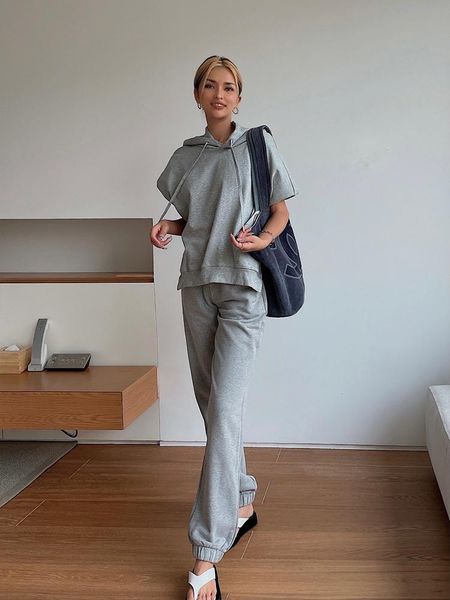 women's two piece pants tracksuit women sport casual summer loose sleeveless hoodies sweatshirt and 2 suit outfits solid set, White
women's two piece pants tracksuit women sport casual summer loose sleeveless hoodies sweatshirt and 2 suit outfits solid set, White