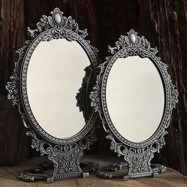 mirrors 2x magnifying princess double-sided foldable table deskmirror retro metal makeup cosmetic large small size 335
mirrors 2x magnifying princess double-sided foldable table deskmirror retro metal makeup cosmetic large small size 335