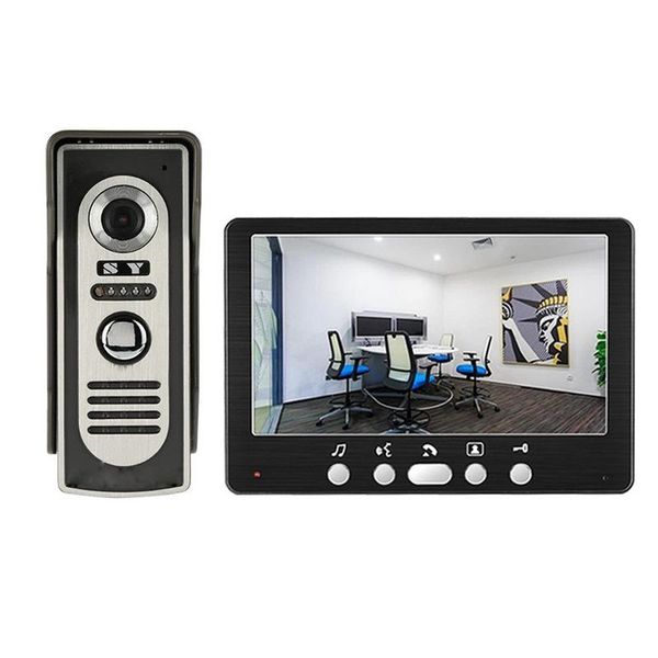 doorbells 7 inch hd liquid crystal metal external machine night vision waterproof one key lock visual intercom wall-mounted installation
doorbells 7 inch hd liquid crystal metal external machine night vision waterproof one key lock visual intercom wall-mounted installation