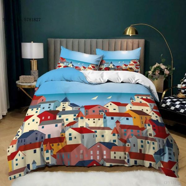 bedding sets 2/3 pieces colorful artistic house set oil painting duvet cover home textile bed quilt bedspread no sheets
bedding sets 2/3 pieces colorful artistic house set oil painting duvet cover home textile bed quilt bedspread no sheets