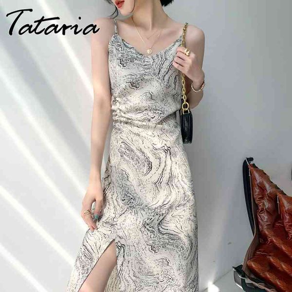 women elegant spaghetti strap dress tie dye v neck print white midi chiffon es for summer casual sleeveless 210514, Black;gray
women elegant spaghetti strap dress tie dye v neck print white midi chiffon es for summer casual sleeveless 210514, Black;gray