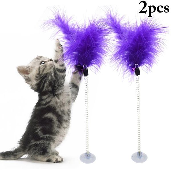 cat toys kapmore 2pcs/set teaser wand faux feather bell decor spring suction cup toy pet supplies favors random color
cat toys kapmore 2pcs/set teaser wand faux feather bell decor spring suction cup toy pet supplies favors random color