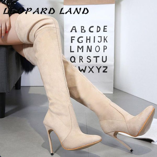 women fashion knee high boots 11cm heel thin legs thigh tips point toe party wbl-226, Black
women fashion knee high boots 11cm heel thin legs thigh tips point toe party wbl-226, Black