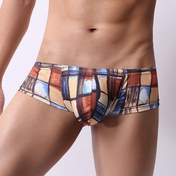 underpants u convex pouch soft male panties boxers underwear men lingerie low rise print stretch breathable bikini, Black;white
underpants u convex pouch soft male panties boxers underwear men lingerie low rise print stretch breathable bikini, Black;white