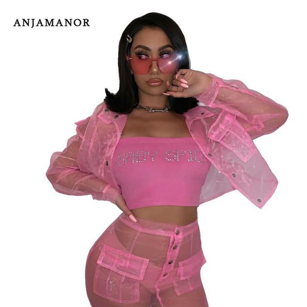 pink organza mesh two piece set jacket and skirt fall 2021 club outfits cute 2 pcs matching sets d58-ac56 dress, White
pink organza mesh two piece set jacket and skirt fall 2021 club outfits cute 2 pcs matching sets d58-ac56 dress, White