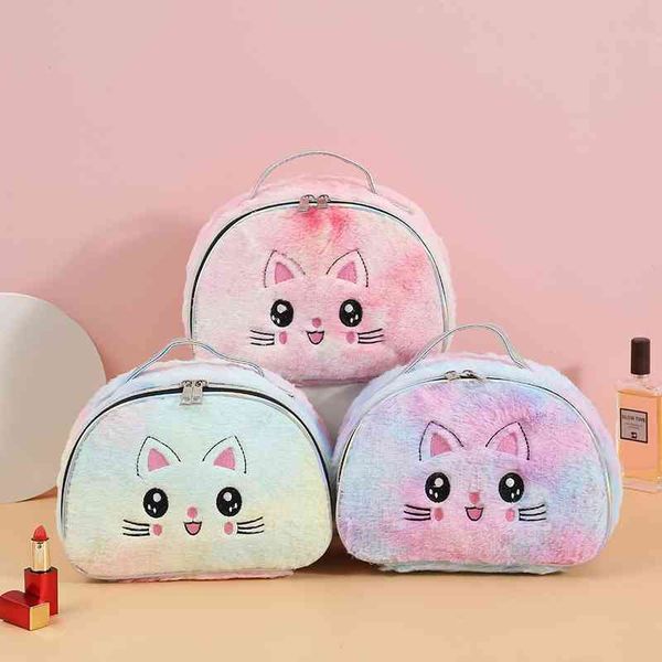 cartoon cat cute plush cosmetic student hand zipper storage large capacity autumn and winter wash bag
cartoon cat cute plush cosmetic student hand zipper storage large capacity autumn and winter wash bag