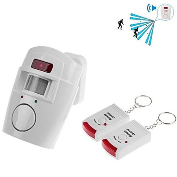 wireless remote controlled mini alarm with ir infrared motion sensor detector & 105db loud siren for home security anti-theft systems
wireless remote controlled mini alarm with ir infrared motion sensor detector & 105db loud siren for home security anti-theft systems