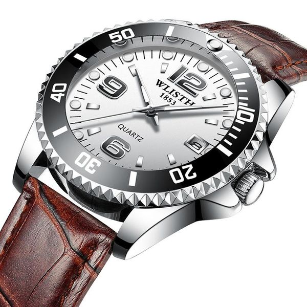 wristwatches brand watch men rotatable bezel gmt sapphire glass 30m water full stainless steel sport fashion quartz reloj hombre a3388, Slivery;brown
wristwatches brand watch men rotatable bezel gmt sapphire glass 30m water full stainless steel sport fashion quartz reloj hombre a3388, Slivery;brown