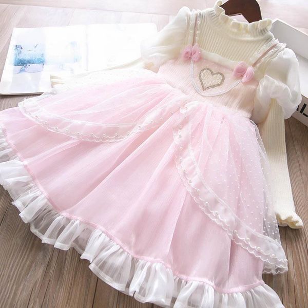 girl's dresses 2021 fall winter girls heart pattern lace knitted long sleeve princess wholesale, Red;yellow
girl's dresses 2021 fall winter girls heart pattern lace knitted long sleeve princess wholesale, Red;yellow