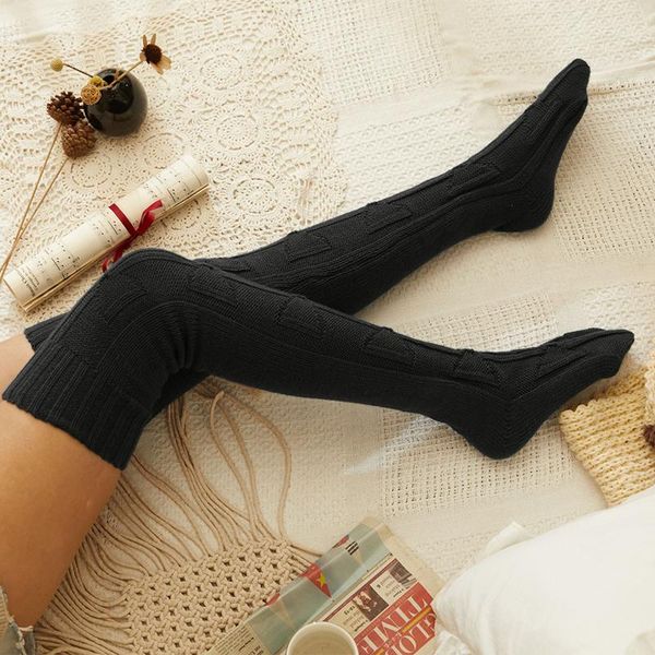sports socks 3# women christmas warm thigh high long stockings knit over knee xmas year medias bandelettes thighs, Black
sports socks 3# women christmas warm thigh high long stockings knit over knee xmas year medias bandelettes thighs, Black