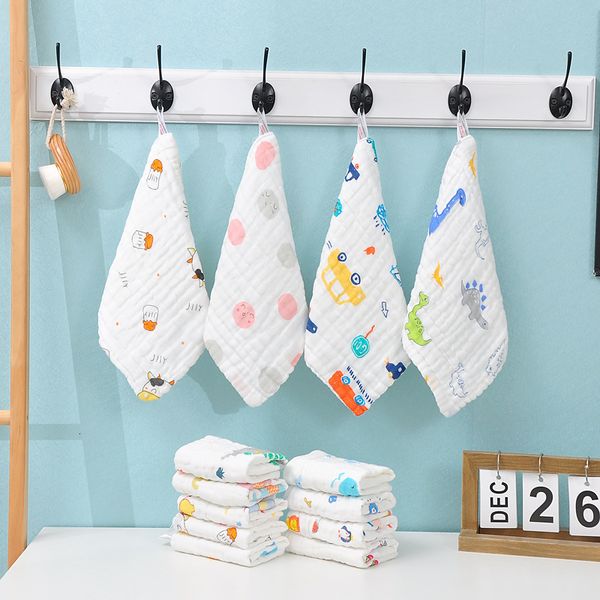 cotton 6-layer gauze square printed cartoon small infant children's saliva kindergarten face towel, Blue;white
cotton 6-layer gauze square printed cartoon small infant children's saliva kindergarten face towel, Blue;white