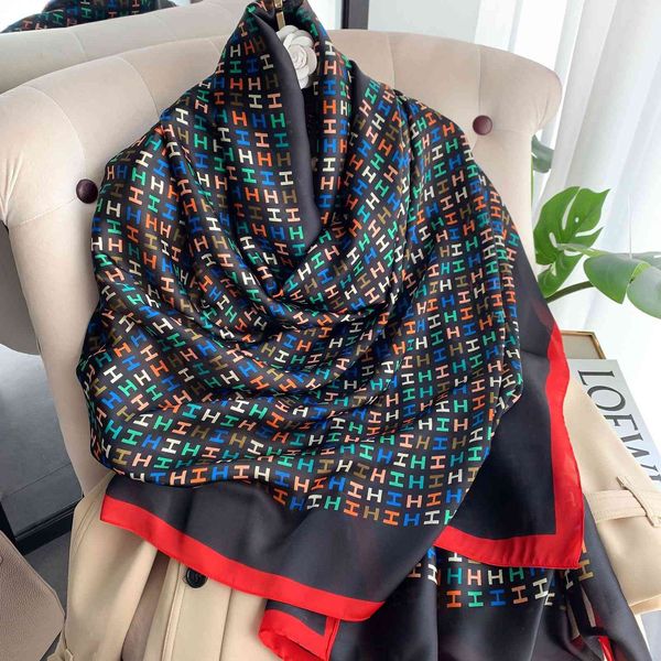 Shawl Scarf Silk Satin Imitation Spring Thin Women's Long Sunscreen Holiday Beach Towel, Blue;gray
Shawl Scarf Silk Satin Imitation Spring Thin Women's Long Sunscreen Holiday Beach Towel, Blue;gray
