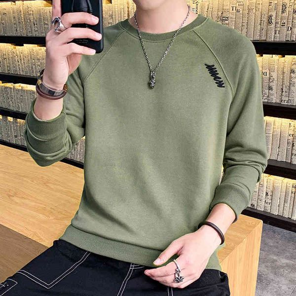 2021 spring autumn new sweater loose and versatile fashion ins men's round neck long sve t-shirt korean men's wear, Black
2021 spring autumn new sweater loose and versatile fashion ins men's round neck long sve t-shirt korean men's wear, Black