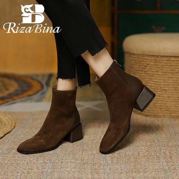 boots rizabina 2022 women ankle real leather high heels winter shoes for woman's short boot office lady footwear size 33-40, Black
boots rizabina 2022 women ankle real leather high heels winter shoes for woman's short boot office lady footwear size 33-40, Black