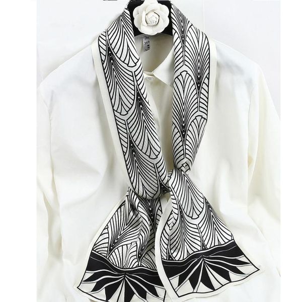 scarves 150*15cm 100% natural silk ring scarf narrow long neckerchief necktie women fashion headband hairband, Blue;gray
scarves 150*15cm 100% natural silk ring scarf narrow long neckerchief necktie women fashion headband hairband, Blue;gray