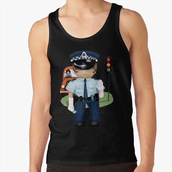 the little policeman men tank shirt fitness mens cotton vest police policemen policing, White;black
the little policeman men tank shirt fitness mens cotton vest police policemen policing, White;black