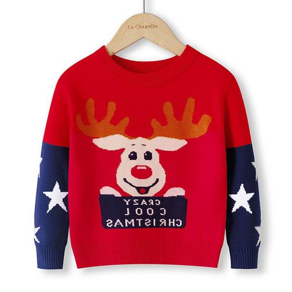 pullover cartoon pattern long sleeve 3-7yrs baby boys girls christmas sweater winter clothes, Blue
pullover cartoon pattern long sleeve 3-7yrs baby boys girls christmas sweater winter clothes, Blue