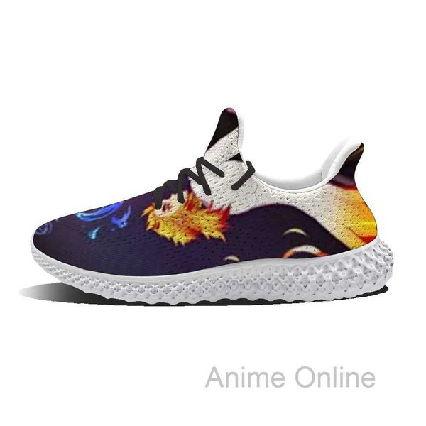 spring tomioka giyuu fresh patterns lace-up casual shoes