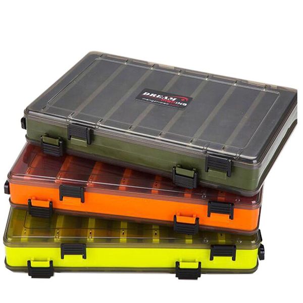 fishing accessories portable double sided tackle boxes multifunction 14 compartments lures container box gear
fishing accessories portable double sided tackle boxes multifunction 14 compartments lures container box gear