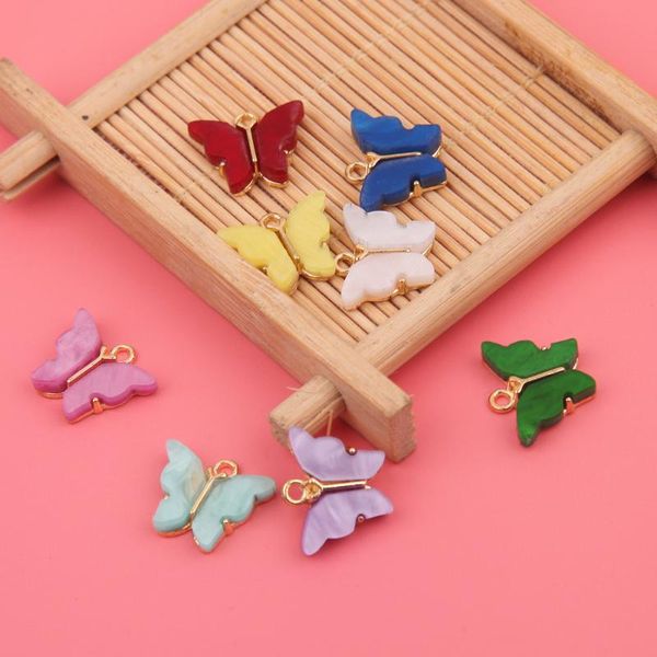 charms 10pcs 13x13mm 9 color resin animal butterfly for jewelry making pendants necklaces cute earrings diy handmade accessories, Bronze;silver
charms 10pcs 13x13mm 9 color resin animal butterfly for jewelry making pendants necklaces cute earrings diy handmade accessories, Bronze;silver