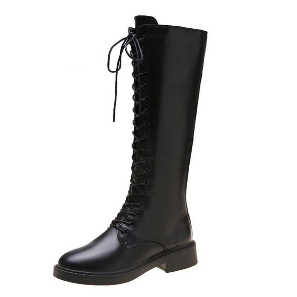 boots lace up pointed toe party shoes calf knee-high long winter women high heels boot, Black
boots lace up pointed toe party shoes calf knee-high long winter women high heels boot, Black